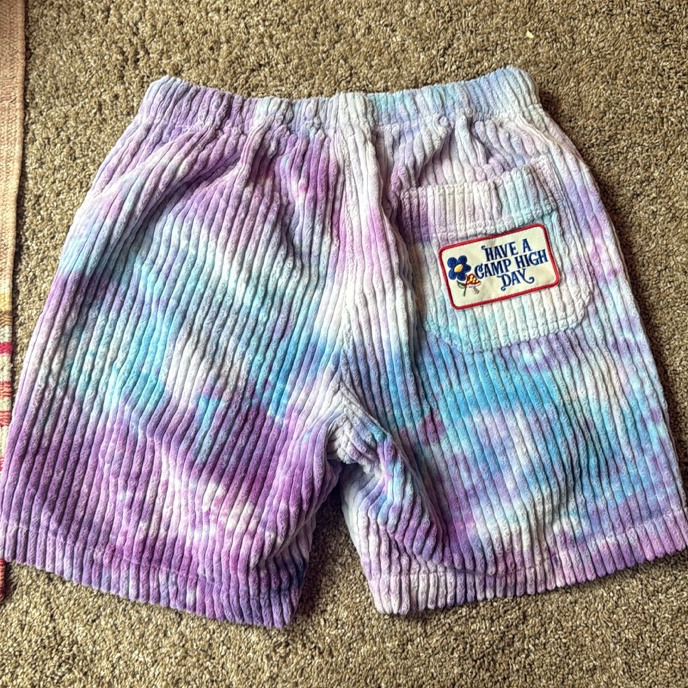 Camp High Ice Dye Cord Shorts